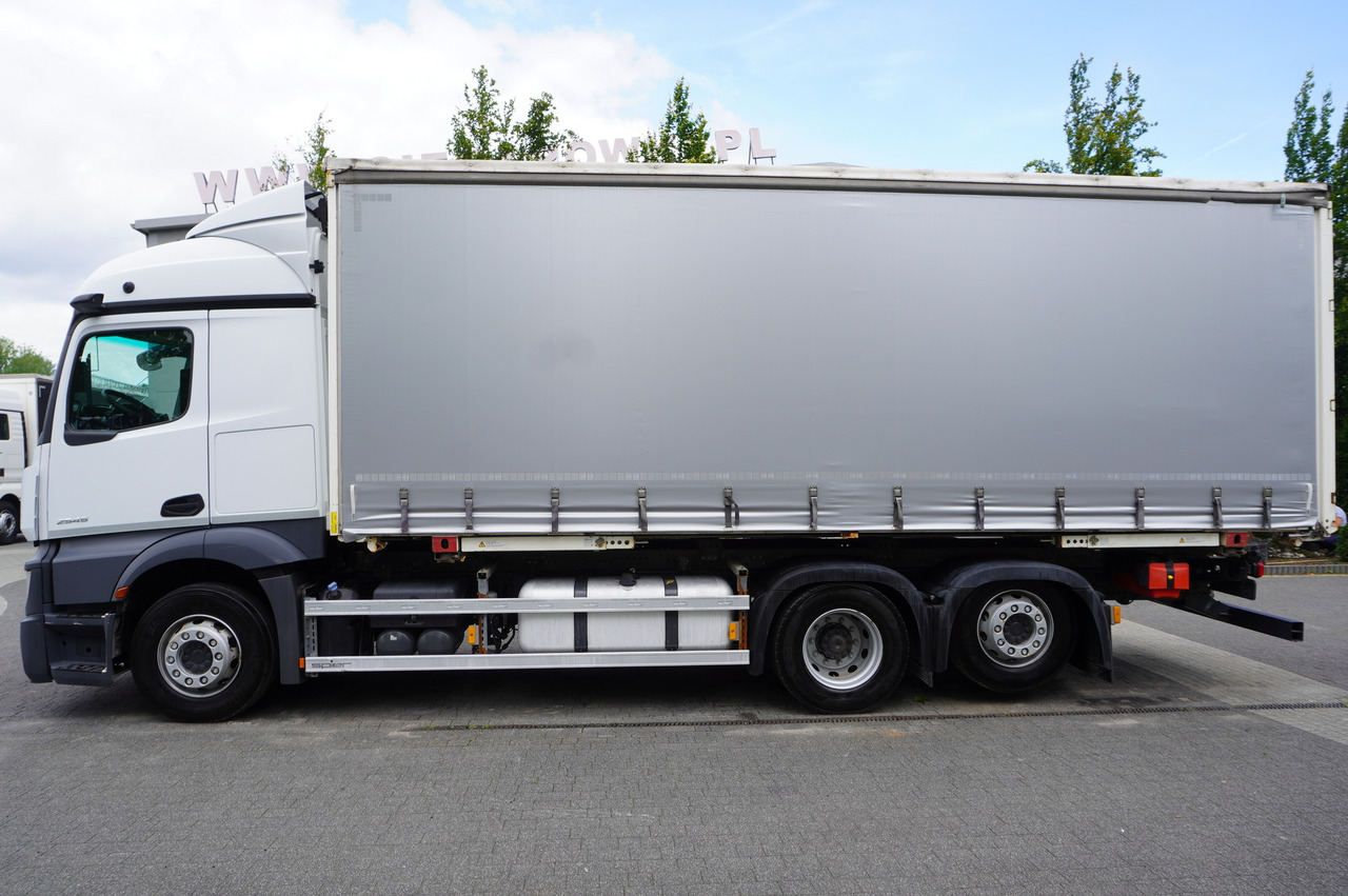 MERCEDES-BENZ Mercedes-Benz Actros 2545 6×2 MP5 / ADR AT / Curtainsider 18 EPAL - Camião transportador de contêineres/ Caixa móvel: foto 2 MERCEDES-BENZ Mercedes-Benz Actros 2545 6×2 MP5 / ADR AT / Curtainsider 18 EPAL - Camião transportador de contêineres/ Caixa móvel: foto 2