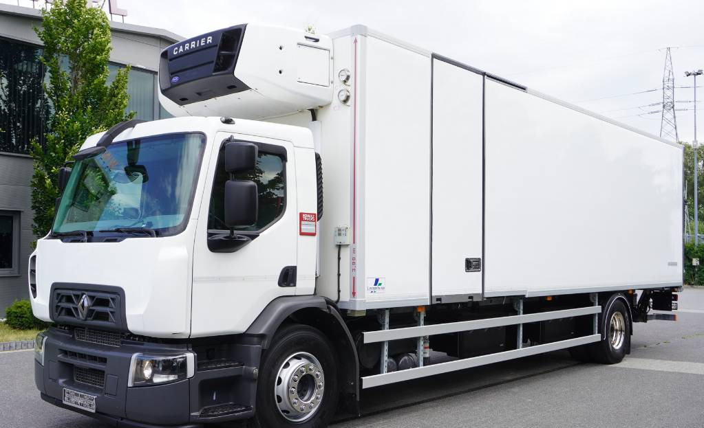 RENAULT D19 285 HP E6 Cold storage/ ATP/FNA / 22 Pallets / BITEMPERATURE - Camião frigorífico: foto 1 RENAULT D19 285 HP E6 Cold storage/ ATP/FNA / 22 Pallets / BITEMPERATURE - Camião frigorífico: foto 1