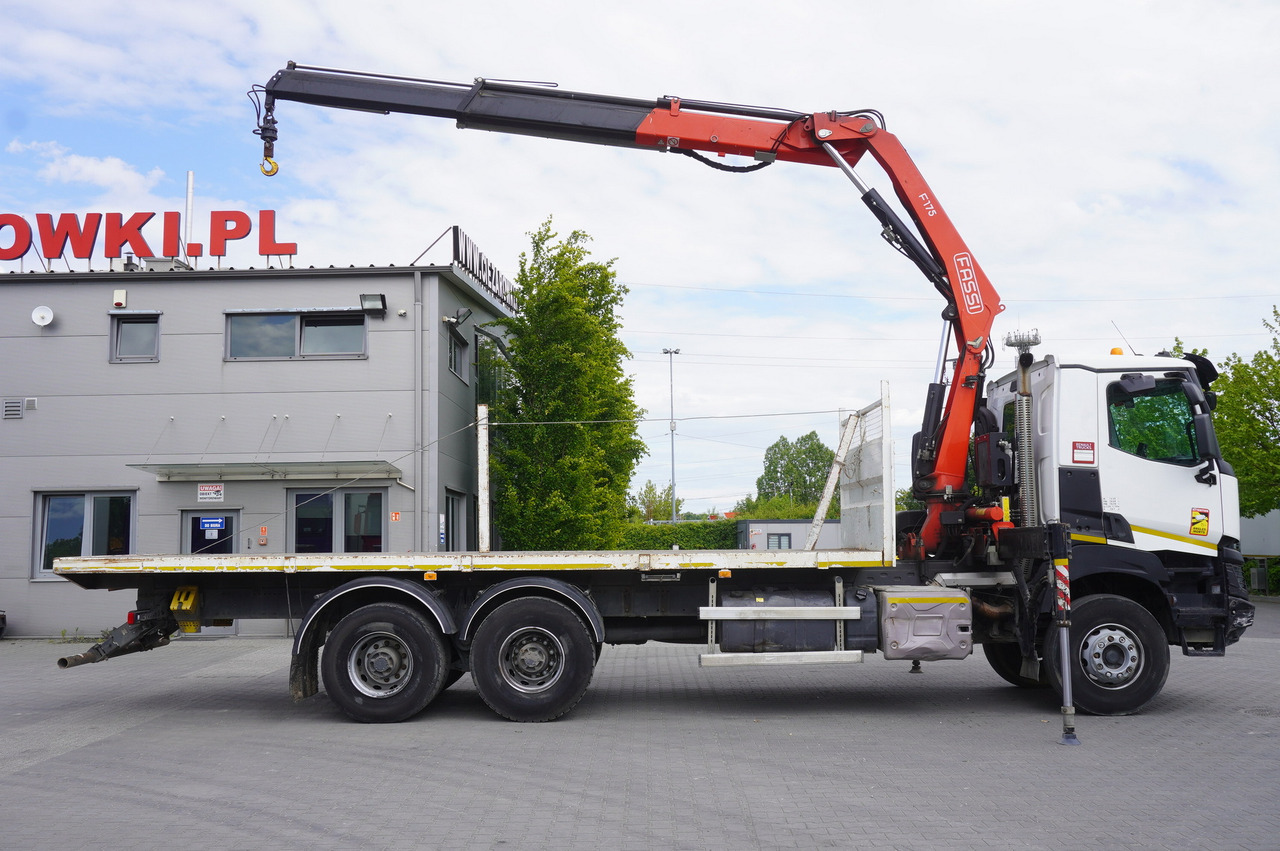 RENAULT K380 6x4 / FASSI F175 crane 7.85 t / 120 thousand km - Camião de caixa aberta/ Plataforma, Camião grua: foto 5 RENAULT K380 6x4 / FASSI F175 crane 7.85 t / 120 thousand km - Camião de caixa aberta/ Plataforma, Camião grua: foto 5