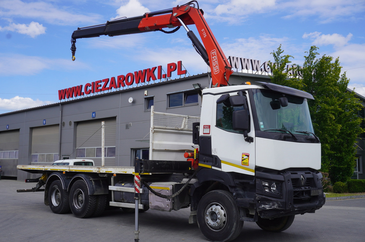 RENAULT K380 6x4 / FASSI F175 crane 7.85 t / 120 thousand km! - Camião grua: foto 1 RENAULT K380 6x4 / FASSI F175 crane 7.85 t / 120 thousand km! - Camião grua: foto 1