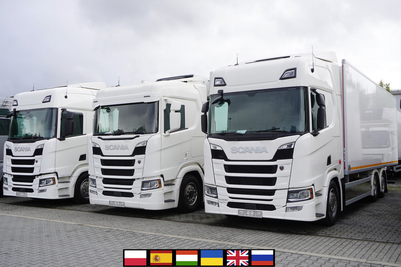 SCANIA R500 / Refrigerator Superstructure / steered axle / several units - Camião frigorífico: foto 1 SCANIA R500 / Refrigerator Superstructure / steered axle / several units - Camião frigorífico: foto 1