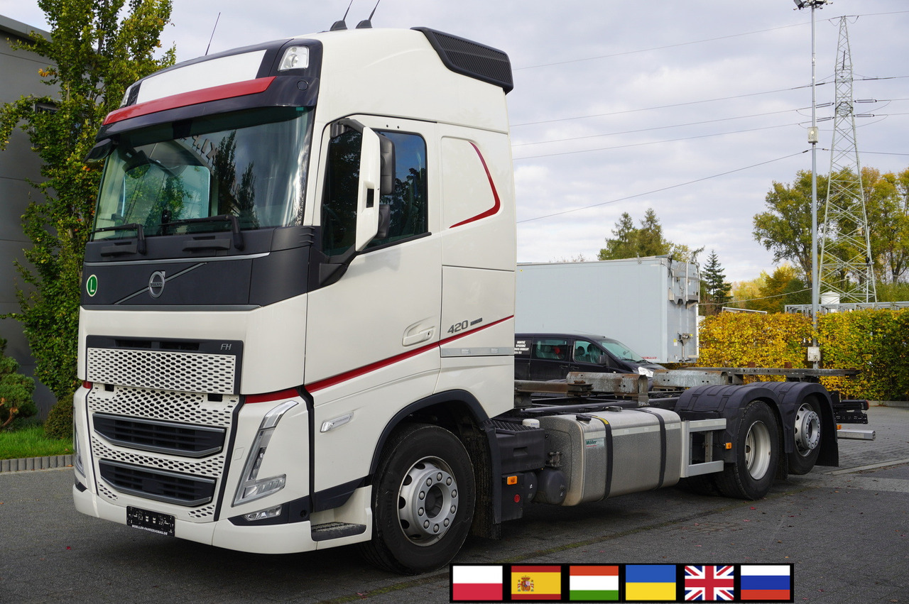 VOLVO FH 420 6x2 / BDF / 2022 - Camião transportador de contêineres/ Caixa móvel: foto 1 VOLVO FH 420 6x2 / BDF / 2022 - Camião transportador de contêineres/ Caixa móvel: foto 1