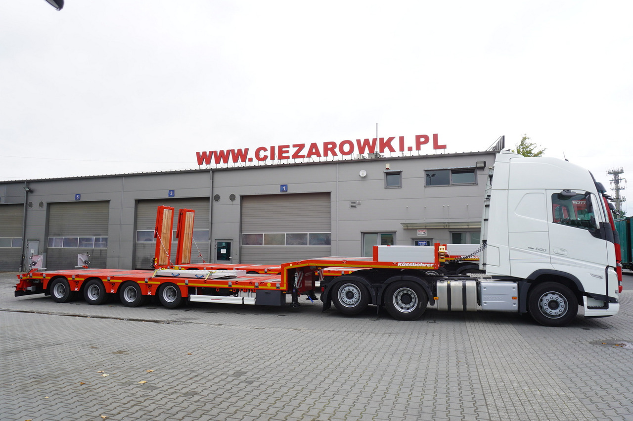 VOLVO FH 500 6 × 2 Globetrotter XL / 2023 / 114 thousand km / Brand-new low-loader Kässbohrer LB3E semi-trailer - Camião transporte de veículos: foto 2 VOLVO FH 500 6 × 2 Globetrotter XL / 2023 / 114 thousand km / Brand-new low-loader Kässbohrer LB3E semi-trailer - Camião transporte de veículos: foto 2