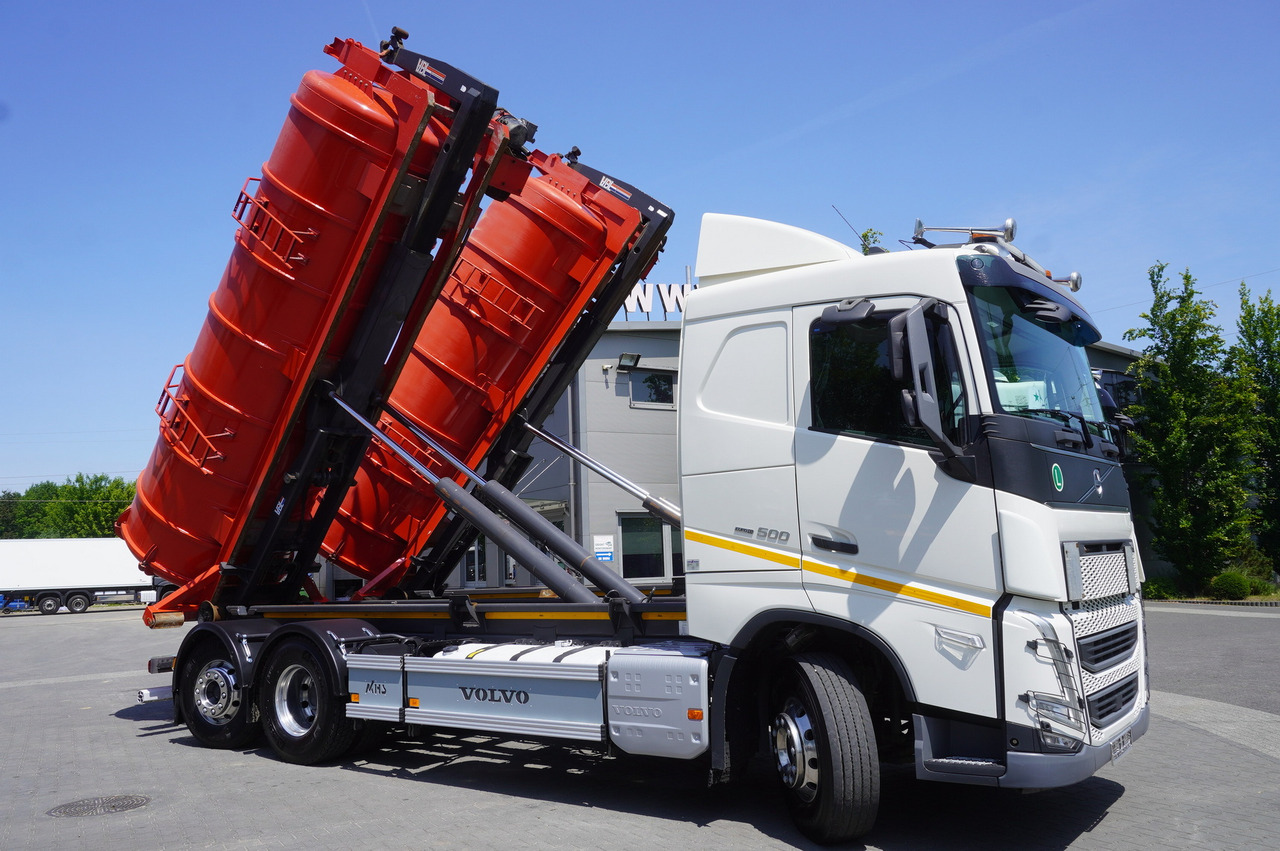 VOLVO Volvo FH 500 / Septic barrel 13000 l / Hook lift 21 t / 2022 / 3rd axle steered / 2 units - Cisterna de chorume: foto 4 VOLVO Volvo FH 500 / Septic barrel 13000 l / Hook lift 21 t / 2022 / 3rd axle steered / 2 units - Cisterna de chorume: foto 4