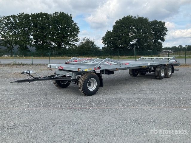 2022 Fliegl DPW180 Tri/A (Unused) Bale Wagon - Remolque platforma agrícola: foto 1 2022 Fliegl DPW180 Tri/A (Unused) Bale Wagon - Remolque platforma agrícola: foto 1
