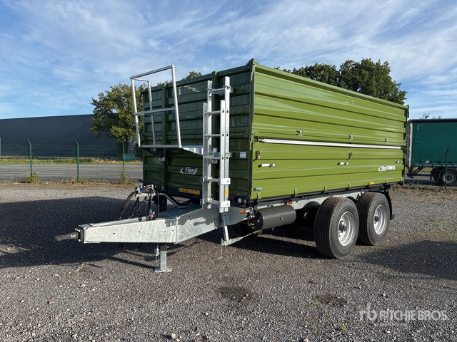 2025 Fliegl TDK 200 FOX T/A 3-Way (Unused) End Dump Trailer - Reboque basculante agrícola: foto 1 2025 Fliegl TDK 200 FOX T/A 3-Way (Unused) End Dump Trailer - Reboque basculante agrícola: foto 1
