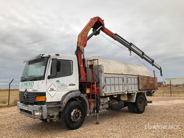 1998 Mercedes-Benz Atego 1823 1998 Palfinger PK14080 5640 kg ... Dump Truck with Crane - Camião basculante: foto 2 1998 Mercedes-Benz Atego 1823 1998 Palfinger PK14080 5640 kg ... Dump Truck with Crane - Camião basculante: foto 2