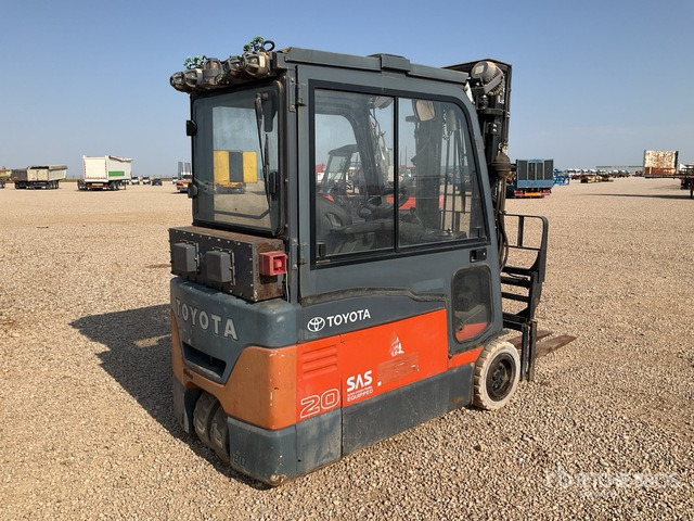 2009 Toyota 7FBEF20 (Inoperable) Electric Forklift - Empilhadeira elétrica: foto 3 2009 Toyota 7FBEF20 (Inoperable) Electric Forklift - Empilhadeira elétrica: foto 3