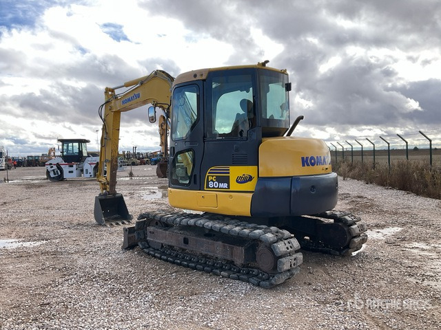2012 Komatsu PC80MR-3 Mini Excavator: <6.6t - Mini escavadeira: foto 2 2012 Komatsu PC80MR-3 Mini Excavator: <6.6t - Mini escavadeira: foto 2