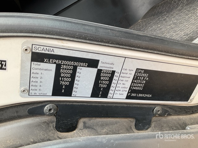 2012 Scania P360B 6x2 Hooklift Truck - Camião polibenne: foto 2 2012 Scania P360B 6x2 Hooklift Truck - Camião polibenne: foto 2