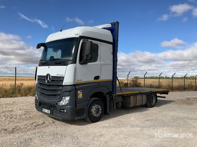 2018 Mercedes-Benz Actros 1846L 4x2 Flatbed Truck - Camião de caixa aberta/ Plataforma: foto 2 2018 Mercedes-Benz Actros 1846L 4x2 Flatbed Truck - Camião de caixa aberta/ Plataforma: foto 2