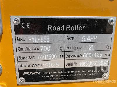 FURD FYL-855 - Compactador de asfalto: foto 5 FURD FYL-855 - Compactador de asfalto: foto 5