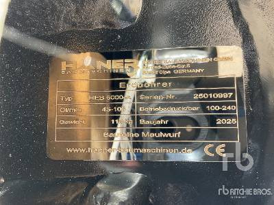 HAENER HEB 6000-A (Unused) - Perfurador de solo: foto 5 HAENER HEB 6000-A (Unused) - Perfurador de solo: foto 5