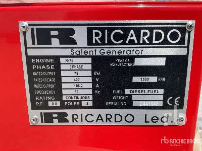 RICARDO 45 KVA (Unused) - Gerador elétrico: foto 5 RICARDO 45 KVA (Unused) - Gerador elétrico: foto 5