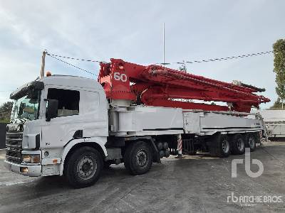 SCANIA P124 NA420 2005 Junjin JJ-M5517 56 m on 10 ... - Autobomba de betão: foto 1 SCANIA P124 NA420 2005 Junjin JJ-M5517 56 m on 10 ... - Autobomba de betão: foto 1