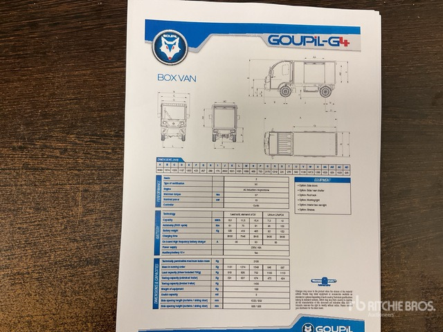 2019 Goupil G4M Electric Utility Vehicle - Veículo municipal/ Especial: foto 5 2019 Goupil G4M Electric Utility Vehicle - Veículo municipal/ Especial: foto 5