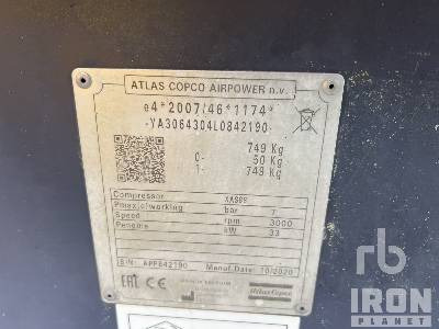 ATLAS COPCO XAS 88 - Compressor de ar: foto 5 ATLAS COPCO XAS 88 - Compressor de ar: foto 5