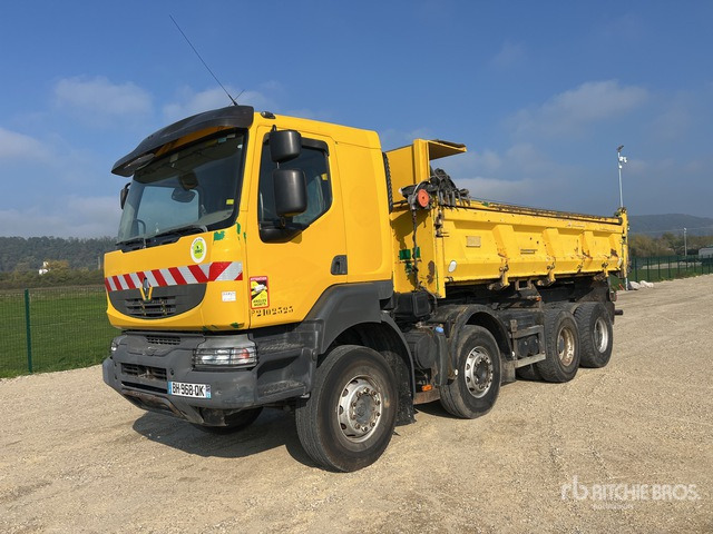 2008 Renault Kerax 450.32 8x4 Crew Cab Camion Benne 8x4 Tri/A Dump Truck - Camião basculante: foto 1 2008 Renault Kerax 450.32 8x4 Crew Cab Camion Benne 8x4 Tri/A Dump Truck - Camião basculante: foto 1