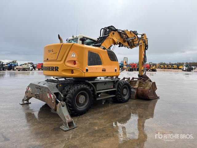 2013 Liebherr A914 Compact Pelle Sur Pneus Wheel Excavator - Escavadeira de rodas: foto 3 2013 Liebherr A914 Compact Pelle Sur Pneus Wheel Excavator - Escavadeira de rodas: foto 3