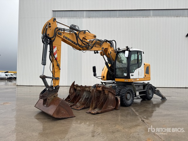 2013 Liebherr A914 Compact Pelle Sur Pneus Wheel Excavator - Escavadeira de rodas: foto 1 2013 Liebherr A914 Compact Pelle Sur Pneus Wheel Excavator - Escavadeira de rodas: foto 1