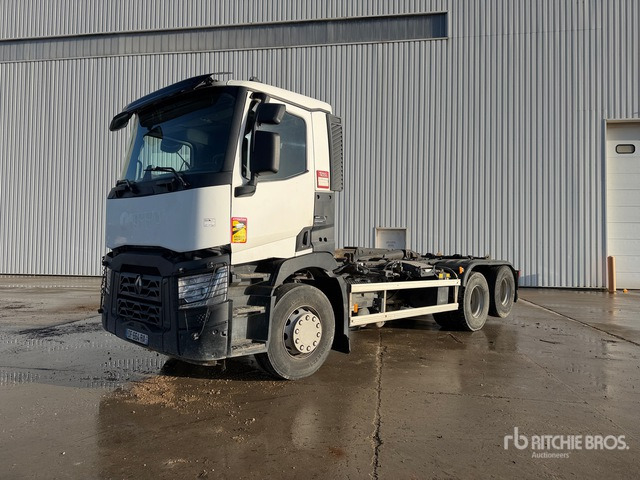 2014 Renault C380 6x2 Camion Ampliroll Roll-Off Truck - Camião polibenne: foto 1 2014 Renault C380 6x2 Camion Ampliroll Roll-Off Truck - Camião polibenne: foto 1