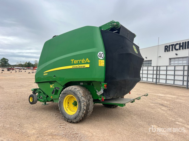 2017 John Deere 990 Presse A Balles Rondes 1 Essieu S/A Round Baler - Enfardadeira de fardos redondos: foto 3 2017 John Deere 990 Presse A Balles Rondes 1 Essieu S/A Round Baler - Enfardadeira de fardos redondos: foto 3