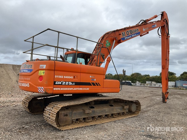 2011 Doosan DX225LC Long Reach Tracked Excavator - Escavadora de rastos: foto 4 2011 Doosan DX225LC Long Reach Tracked Excavator - Escavadora de rastos: foto 4