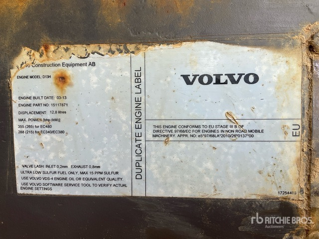 2013 Volvo EC380DL Tracked Excavator - Escavadora de rastos: foto 5 2013 Volvo EC380DL Tracked Excavator - Escavadora de rastos: foto 5
