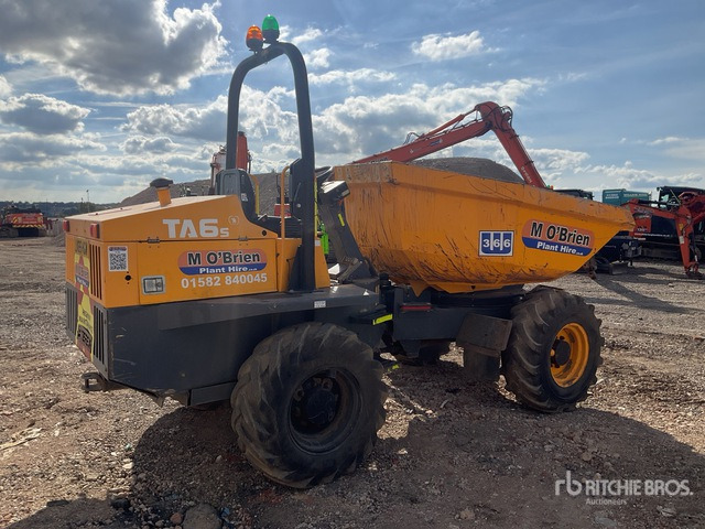 2016 Terex TA6S 6 ton 4x4 Swivel Dumper - Dumper: foto 4 2016 Terex TA6S 6 ton 4x4 Swivel Dumper - Dumper: foto 4