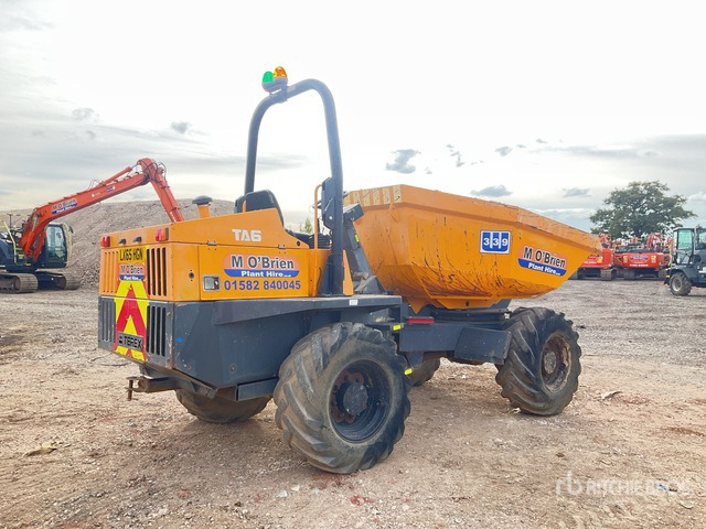 2016 Terex TA6S 6 ton 4x4 Swivel Dumper - Dumper: foto 3 2016 Terex TA6S 6 ton 4x4 Swivel Dumper - Dumper: foto 3