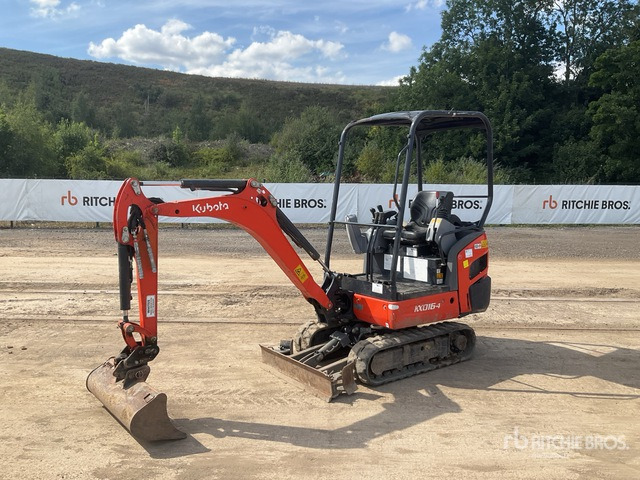 2017 Kubota KX016-4 Mini Excavator: <6.6t - Mini escavadeira: foto 2 2017 Kubota KX016-4 Mini Excavator: <6.6t - Mini escavadeira: foto 2