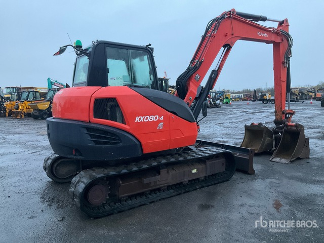 2019 Kubota KX080-4 Tracked Excavator - Escavadora de rastos: foto 4 2019 Kubota KX080-4 Tracked Excavator - Escavadora de rastos: foto 4