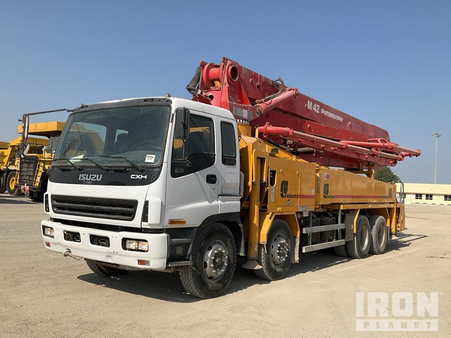 2002 Isuzu CXH50T 2003 Putzmeister M42 on 8x4 Twi ... Concrete Pump Truck - Autobomba de betão: foto 2 2002 Isuzu CXH50T 2003 Putzmeister M42 on 8x4 Twi ... Concrete Pump Truck - Autobomba de betão: foto 2
