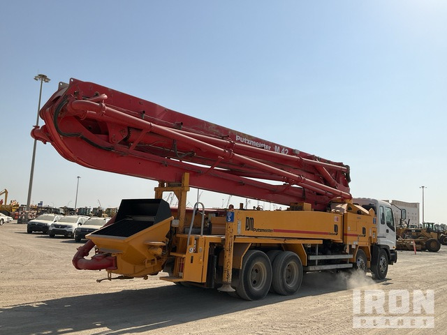 2002 Isuzu CXH50T 2003 Putzmeister M42 on 8x4 Twi ... Concrete Pump Truck - Autobomba de betão: foto 4 2002 Isuzu CXH50T 2003 Putzmeister M42 on 8x4 Twi ... Concrete Pump Truck - Autobomba de betão: foto 4