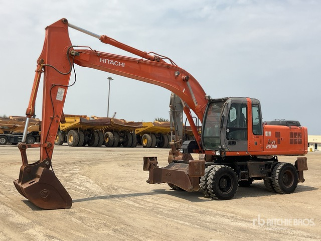 2005 Hitachi ZX210W - Escavadeira de rodas: foto 1 2005 Hitachi ZX210W - Escavadeira de rodas: foto 1