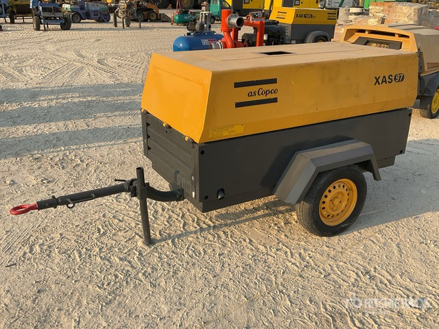 2009 Atlas Copco XAS97 Mobile Air Compressor - Compressor de ar: foto 1 2009 Atlas Copco XAS97 Mobile Air Compressor - Compressor de ar: foto 1