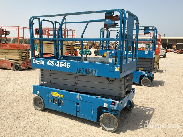 2015 Genie GS2646 Electric Scissor Lift - Plataforma de Tijera/ Plataforma de tesoura: foto 4 2015 Genie GS2646 Electric Scissor Lift - Plataforma de Tijera/ Plataforma de tesoura: foto 4