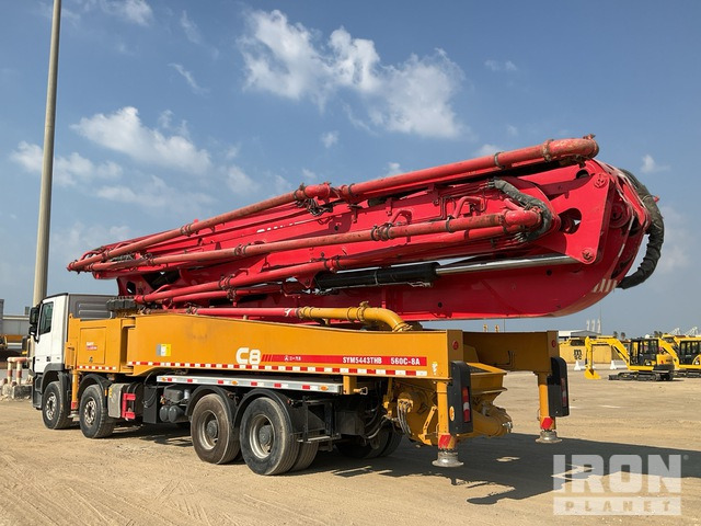2019 Mercedes-Benz Actros 4141 2019 Sany SYM5443THB 56 m on 8x ... Concrete Pump Truck - Autobomba de betão: foto 3 2019 Mercedes-Benz Actros 4141 2019 Sany SYM5443THB 56 m on 8x ... Concrete Pump Truck - Autobomba de betão: foto 3