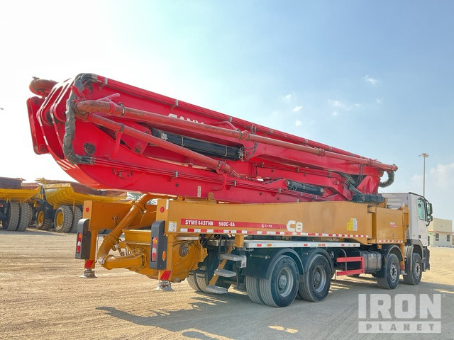 2019 Mercedes-Benz Actros 4141 2019 Sany SYM5443THB 56 m on 8x ... Concrete Pump Truck - Triturador de martelos/ Destroçador: foto 4 2019 Mercedes-Benz Actros 4141 2019 Sany SYM5443THB 56 m on 8x ... Concrete Pump Truck - Triturador de martelos/ Destroçador: foto 4
