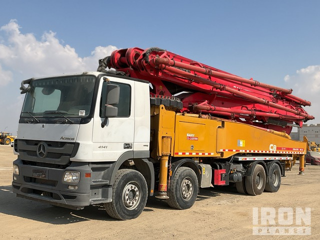 2019 Mercedes-Benz Actros 4141 2019 Sany SYM5443THB 56 m on 8x ... Concrete Pump Truck - Triturador de martelos/ Destroçador: foto 2 2019 Mercedes-Benz Actros 4141 2019 Sany SYM5443THB 56 m on 8x ... Concrete Pump Truck - Triturador de martelos/ Destroçador: foto 2