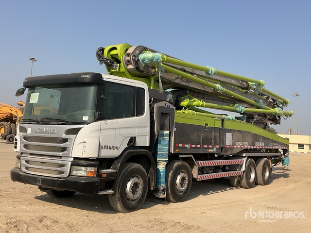 2019 Scania P420 2019 Zoomlion ZLJ5441THBSE 56 m ... Concrete Pump Truck - Autobomba de betão: foto 2 2019 Scania P420 2019 Zoomlion ZLJ5441THBSE 56 m ... Concrete Pump Truck - Autobomba de betão: foto 2