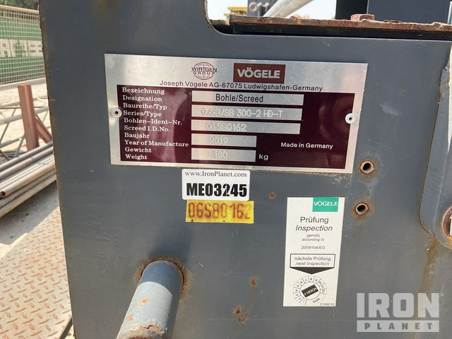 2019 Vogele Super 1800-2HD Track Asphalt Paver - Acabadora: foto 5 2019 Vogele Super 1800-2HD Track Asphalt Paver - Acabadora: foto 5