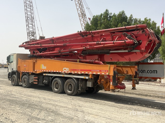2020 Mercedes-Benz Actros 4143 2020 Sany SYM5449THBE 56 m on 8 ... Concrete Pump Truck - Autobomba de betão: foto 3 2020 Mercedes-Benz Actros 4143 2020 Sany SYM5449THBE 56 m on 8 ... Concrete Pump Truck - Autobomba de betão: foto 3