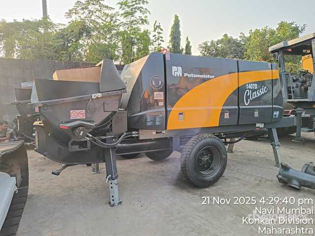 2025 Putzmeister BSA1407D Portable (Unused) Concrete Pump - Bomba de betão estacionária: foto 1 2025 Putzmeister BSA1407D Portable (Unused) Concrete Pump - Bomba de betão estacionária: foto 1