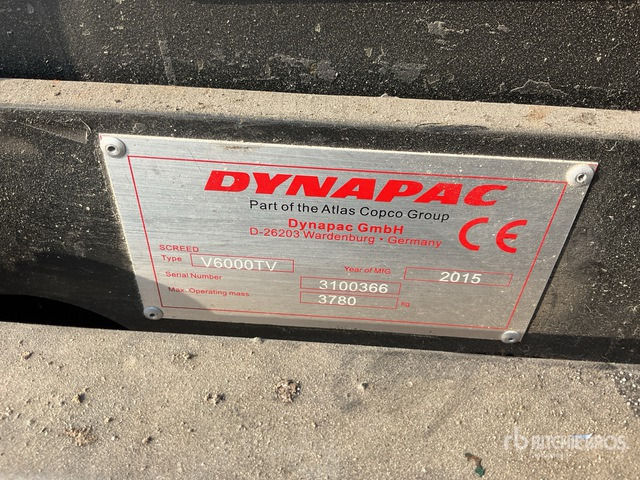 Dynapac SD2500CS Asphalt Paver - Triturador de martelos/ Destroçador: foto 4 Dynapac SD2500CS Asphalt Paver - Triturador de martelos/ Destroçador: foto 4