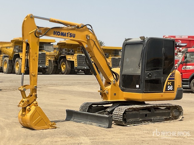 Komatsu PC56-7 Mini Excavator: <6.6t - Mini escavadeira: foto 1 Komatsu PC56-7 Mini Excavator: <6.6t - Mini escavadeira: foto 1