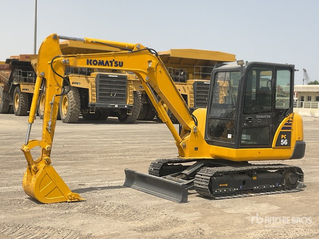 Komatsu PC56-7 Mini Excavator: <6.6t - Mini escavadeira: foto 1 Komatsu PC56-7 Mini Excavator: <6.6t - Mini escavadeira: foto 1