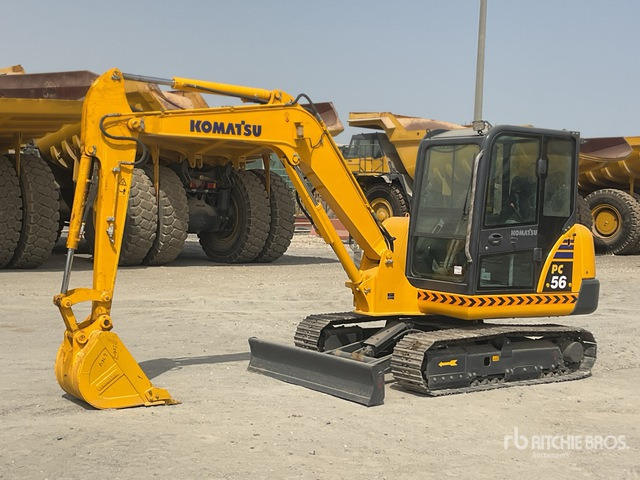 Komatsu PC56-7 Mini Excavator: <6.6t - Mini escavadeira: foto 1 Komatsu PC56-7 Mini Excavator: <6.6t - Mini escavadeira: foto 1