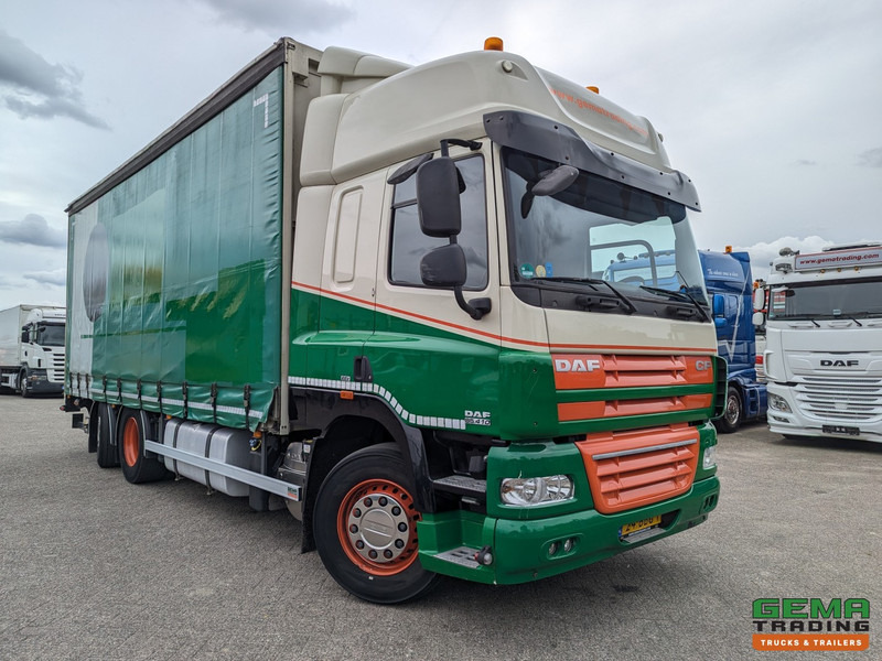 Camião de lona DAF FAN CF85.410 6x2/4 Spacecab Euro5 EEV - Schuifzeilen/dak 7.23m + Laadklep 6000kg - 10/2025APK: foto 6