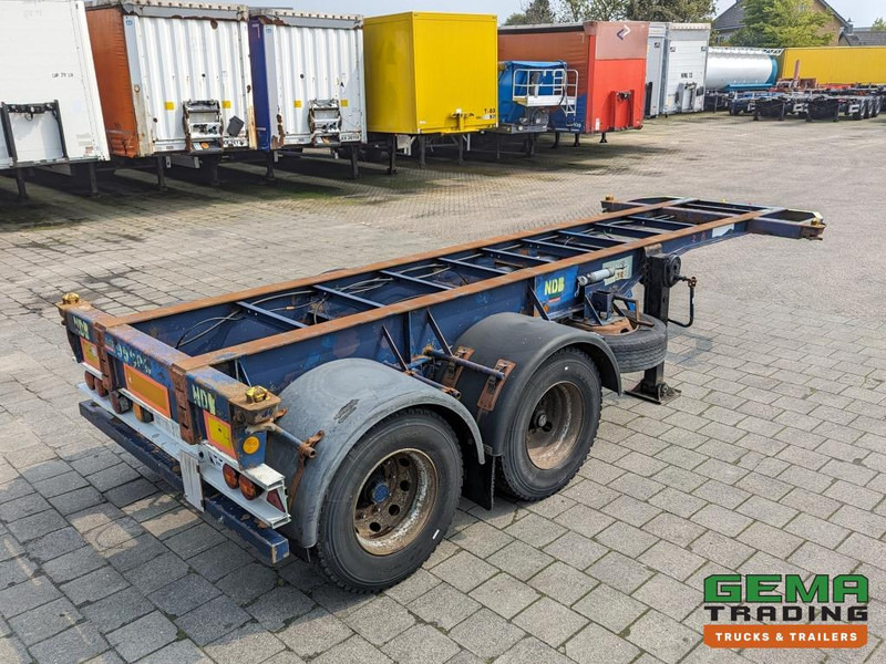 Flandria OP 20V 2A 2-Assen ROR - DrumBrakes - Leaf Suspension - 20FT (O1871) - Semi-reboque transportador de contêineres/ Caixa móvel: foto 1 Flandria OP 20V 2A 2-Assen ROR - DrumBrakes - Leaf Suspension - 20FT (O1871) - Semi-reboque transportador de contêineres/ Caixa móvel: foto 1